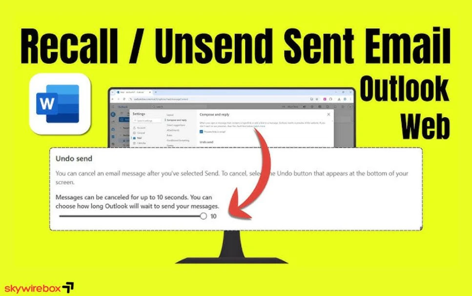 How to recall an email in Outlook