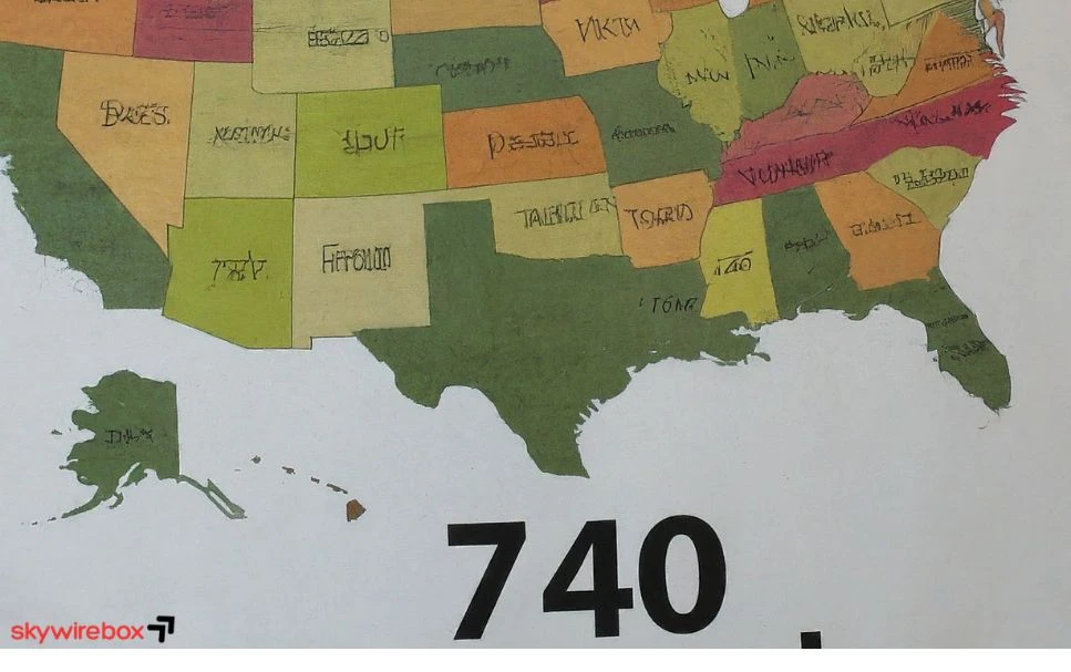 740 area code
