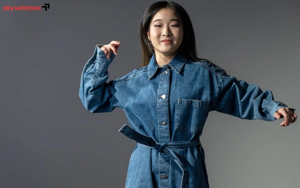 denim dress