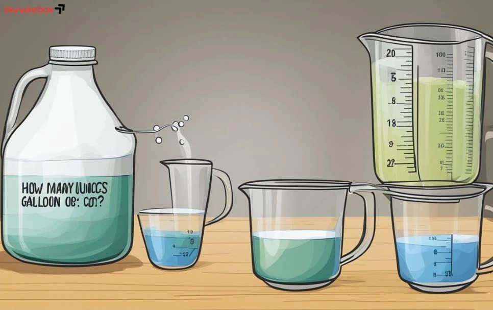 how many ounces are in a gallon