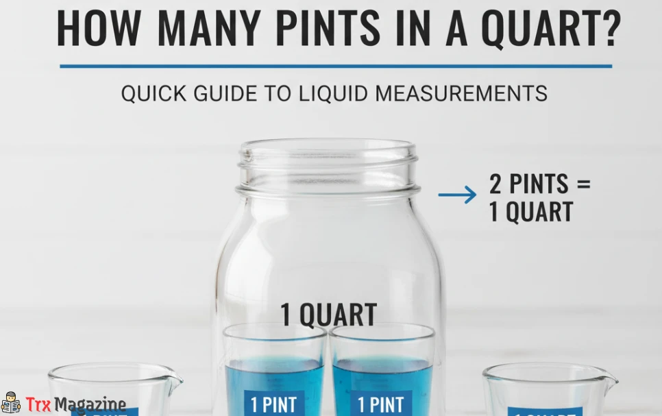 How Many Pints in a Quart