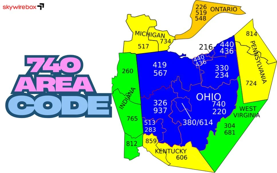 740 area code